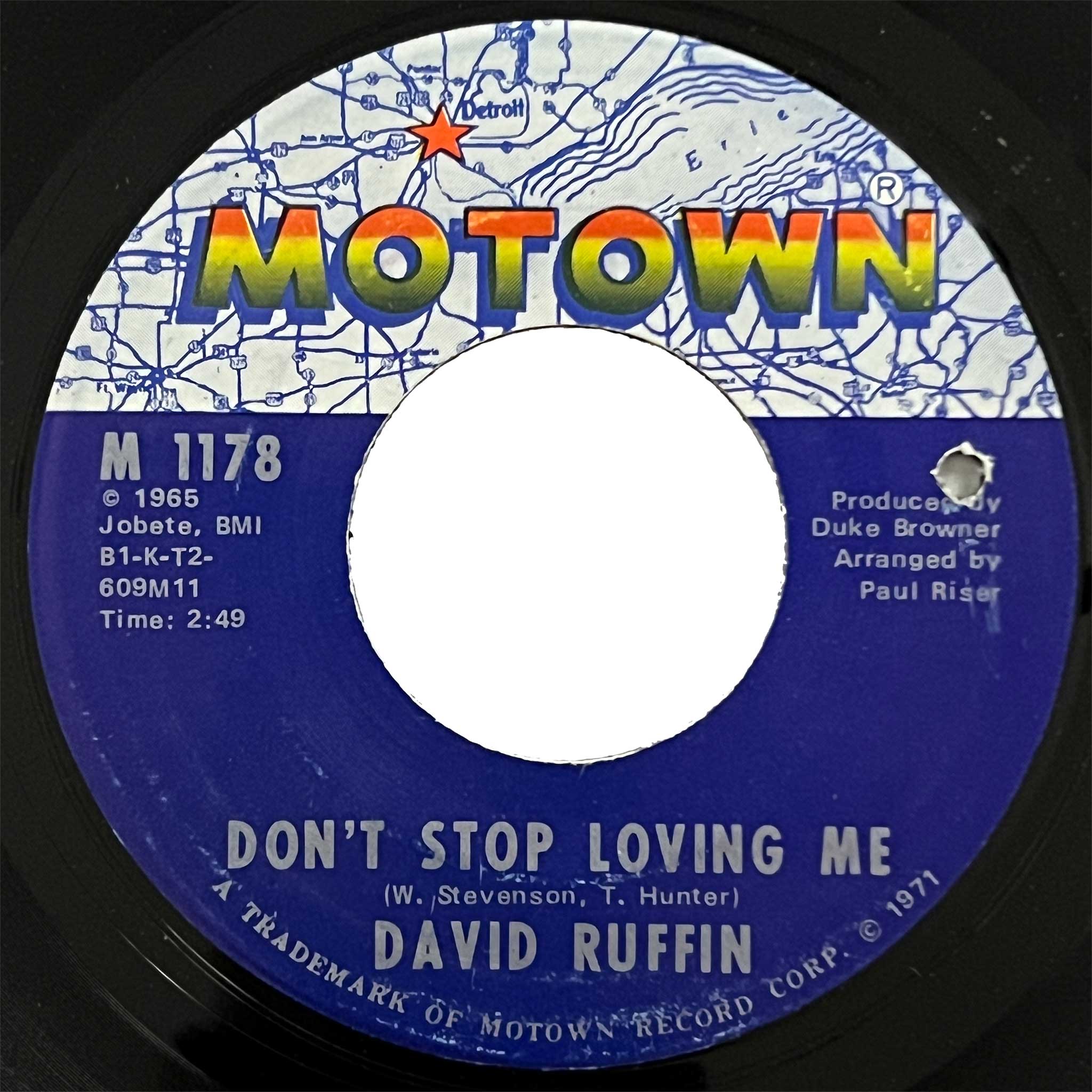 David Ruffin - Don't Stop Loving Me