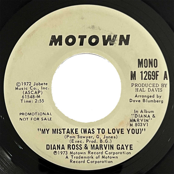 Diana Ross and Marvin Gaye - My Mistake (Was To Love You) (promo)