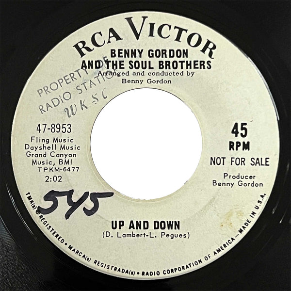 Benny Gordon and the Soul Brothers - (Get It) Come and Get It