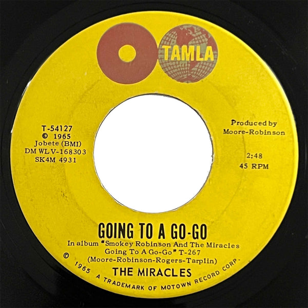 Miracles - Going To A Go Go (picture sleeve)