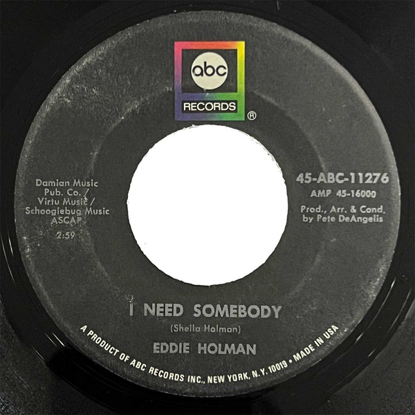 Eddie Holman - I Need Somebody