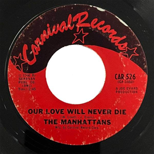 Manhattans - All I Need Is Your Love (script logo)