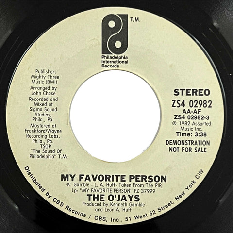 O'Jays - My Favorite Person