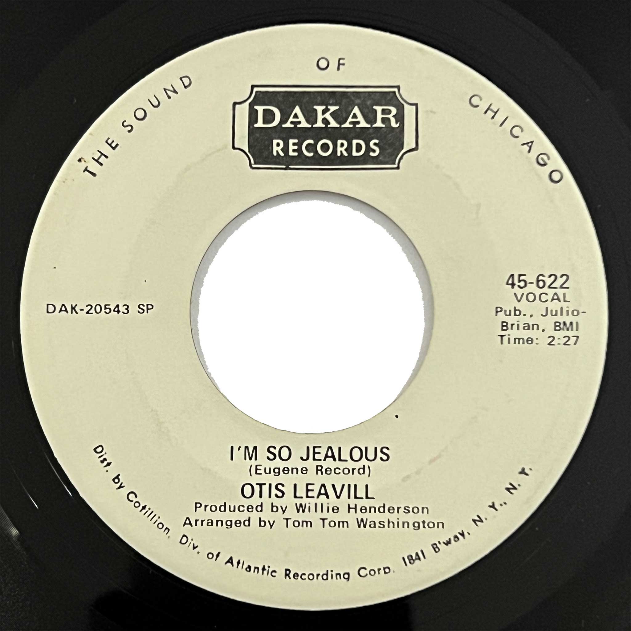 Otis Leavill - I'm So Jealous (promo)