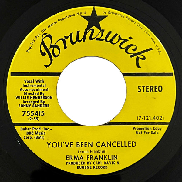 Erma Franklin - You've Been Cancelled