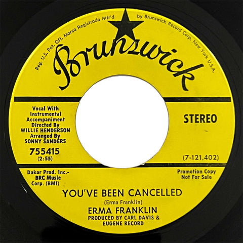 Erma Franklin - You've Been Cancelled