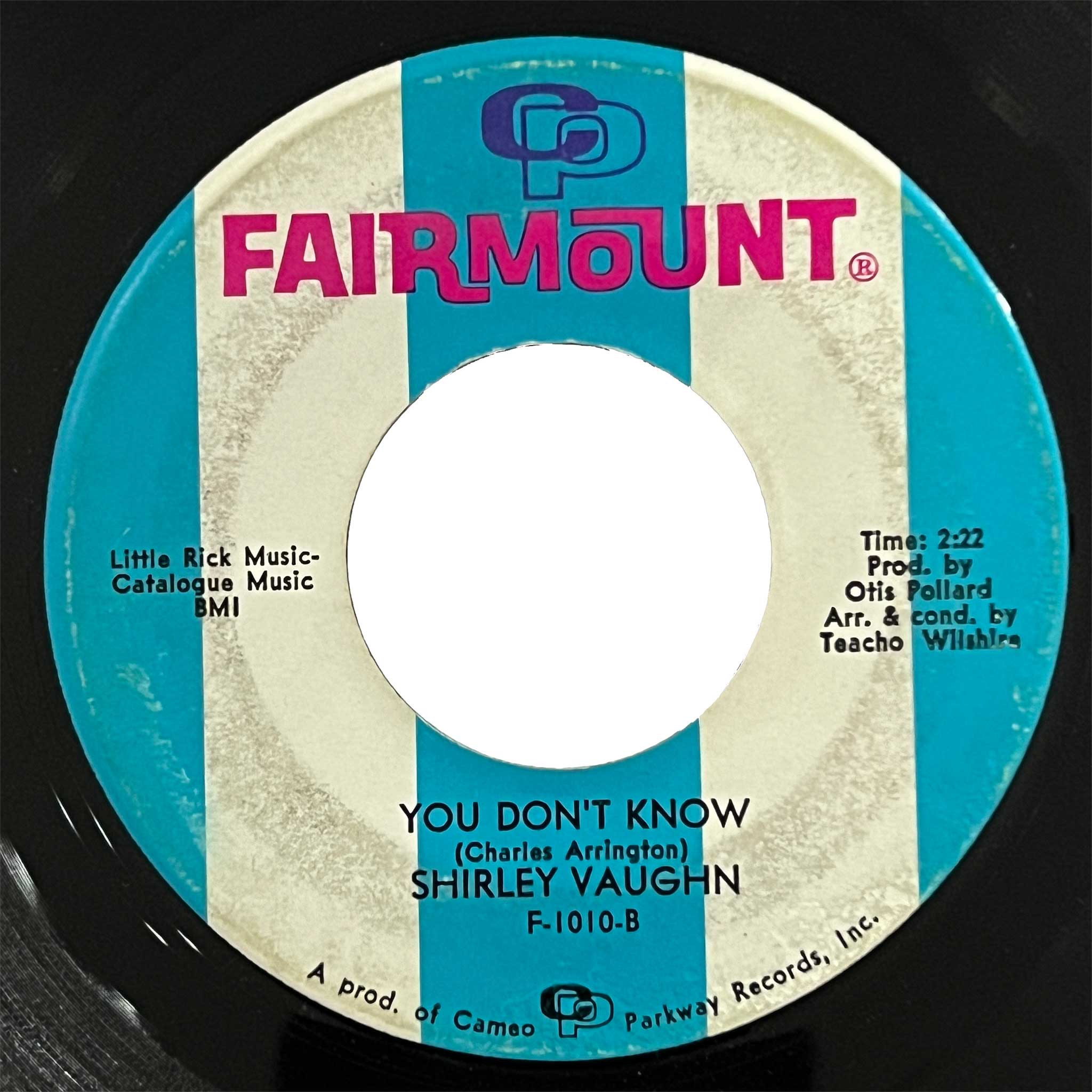 Shirley Vaughn - You Don't Know