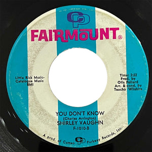 Shirley Vaughn - You Don't Know