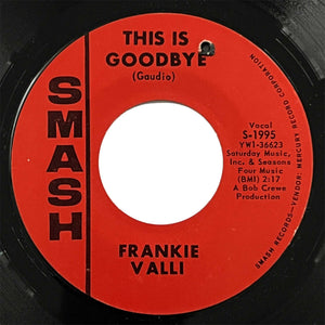 Frankie Valli - This Is Goodbye