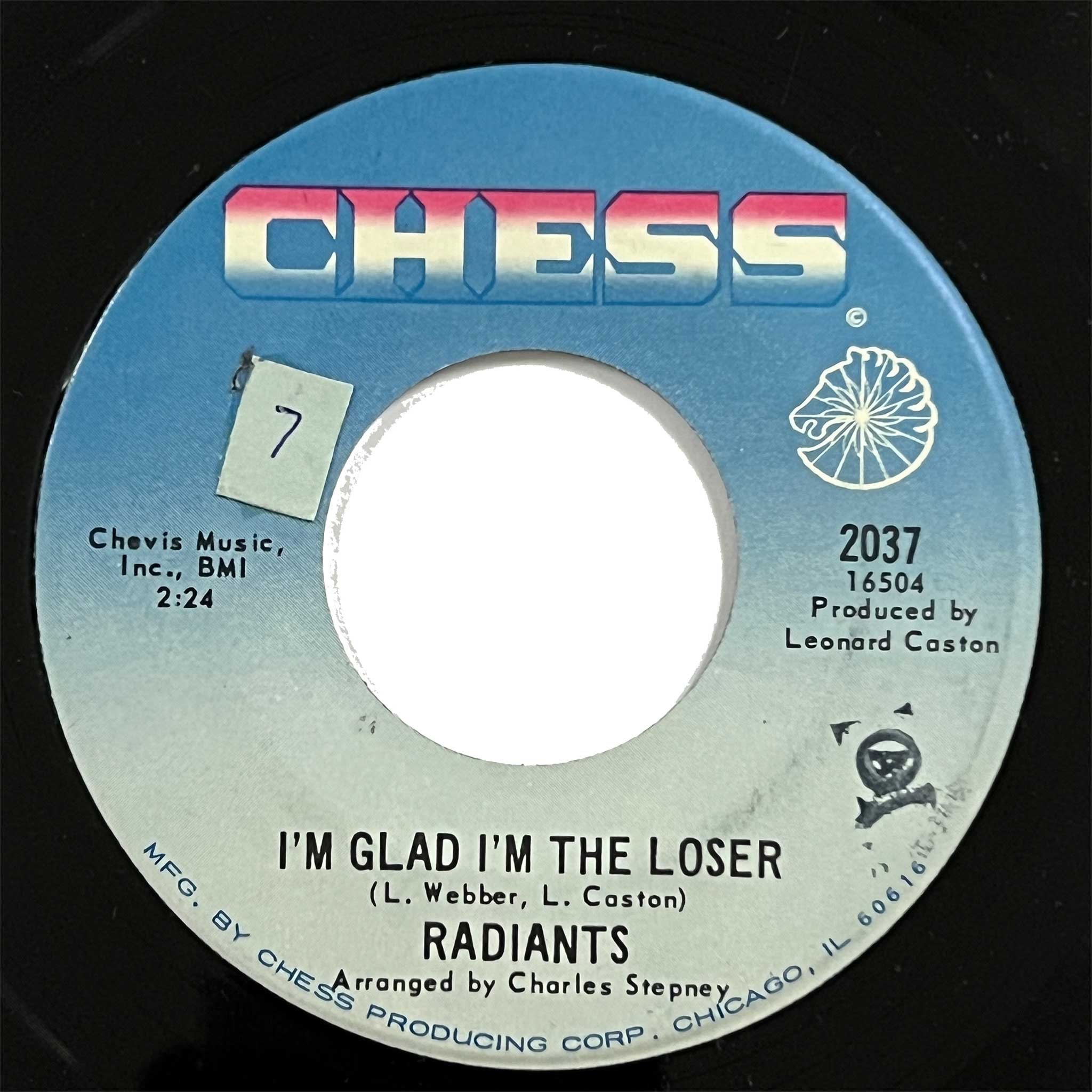 Radiants - I'm Glad I'm The Loser / Hold On