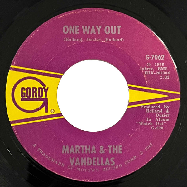 Martha Reeves and Vandellas - One Way Out