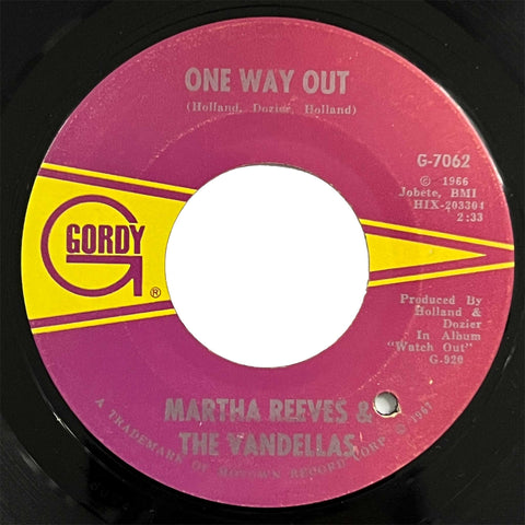 Martha Reeves and Vandellas - One Way Out