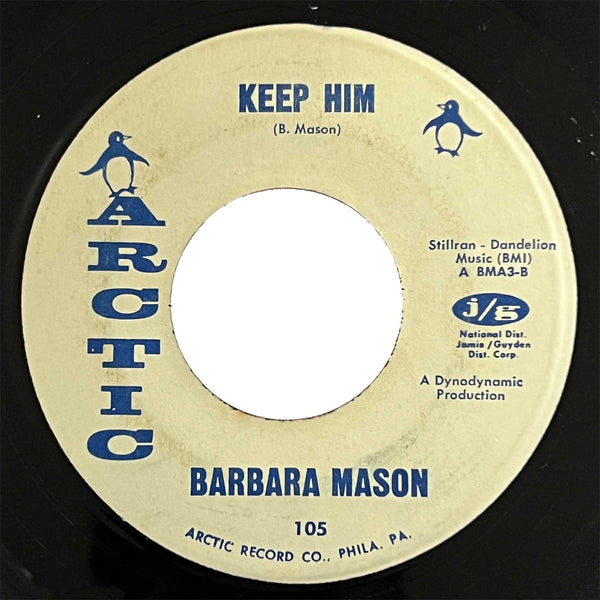 Barbara Mason - Keep Him (white w/ blue text)