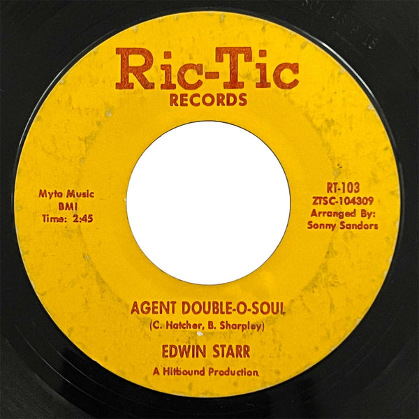 Edwin Starr - Agent Double O Soul (yellow w/ red text)