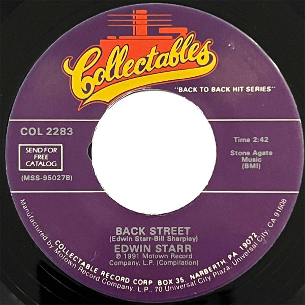 Edwin Starr - Backstreet / Agent Double O Soul