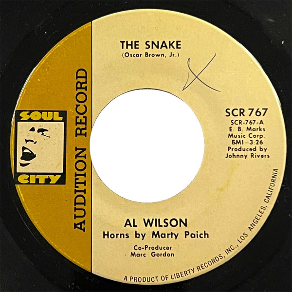 Al Wilson - The Snake (promo)