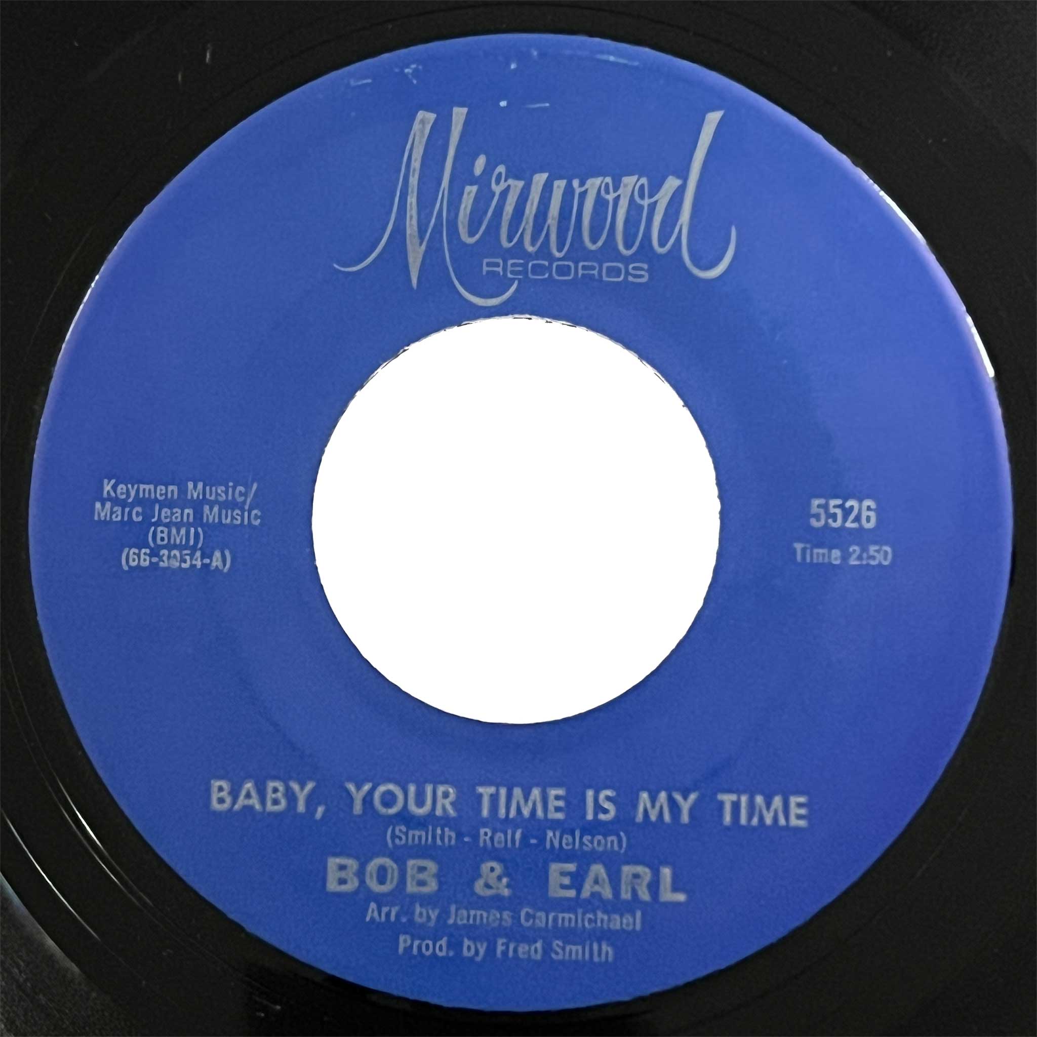 Bob and Earl - Baby, Your Time Is My Time