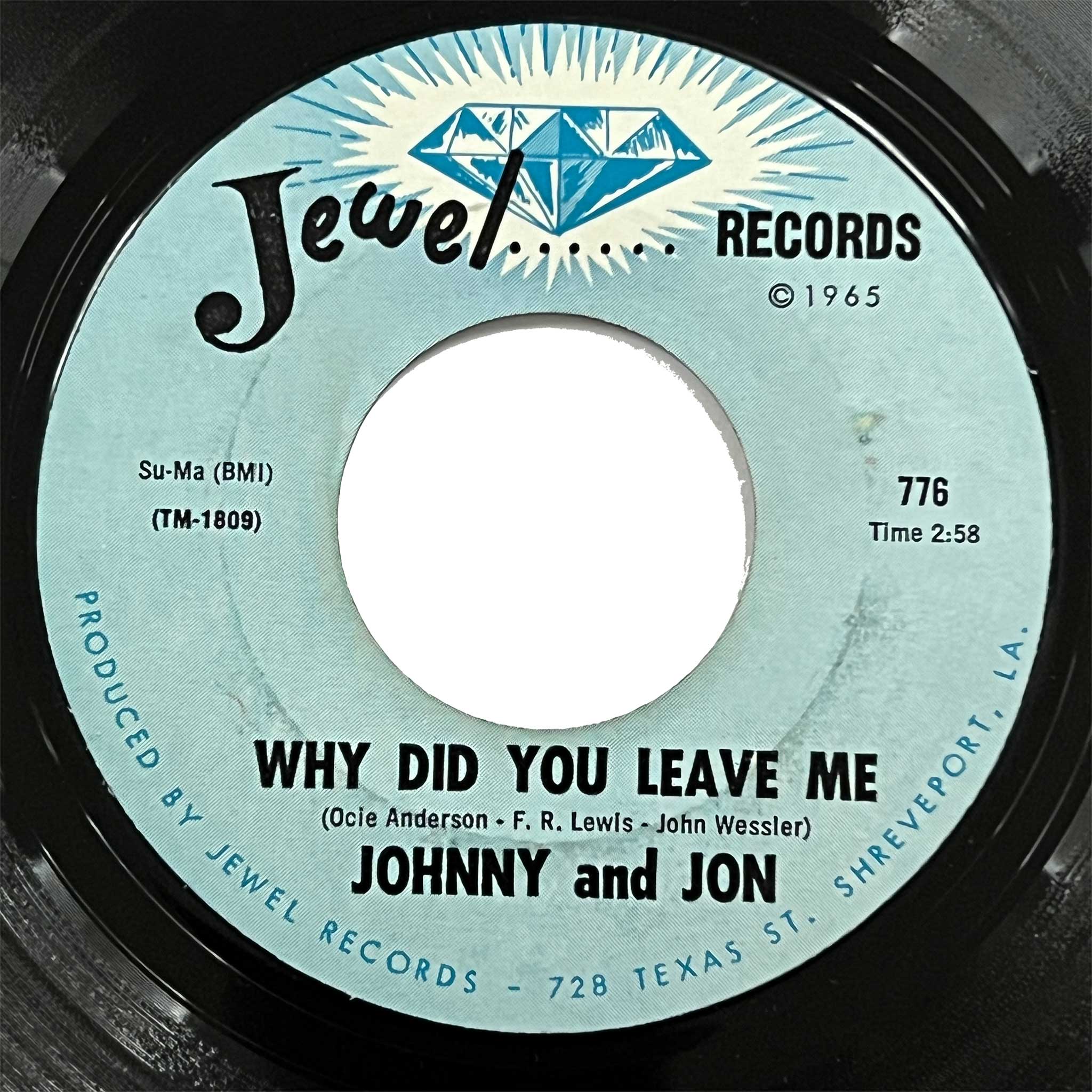 Johnny and Jon - Why Did You Leave Me