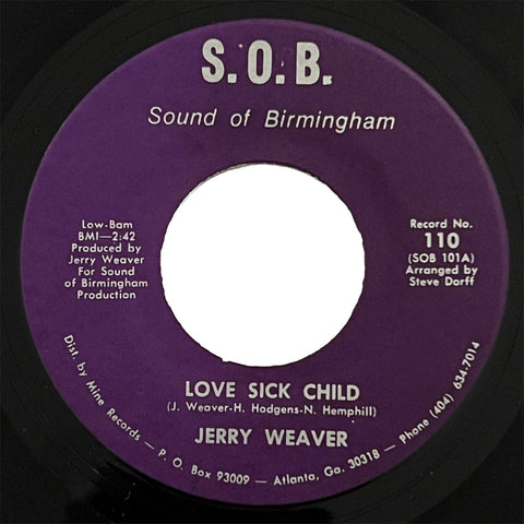 Jerry Weaver - Love Sick Child