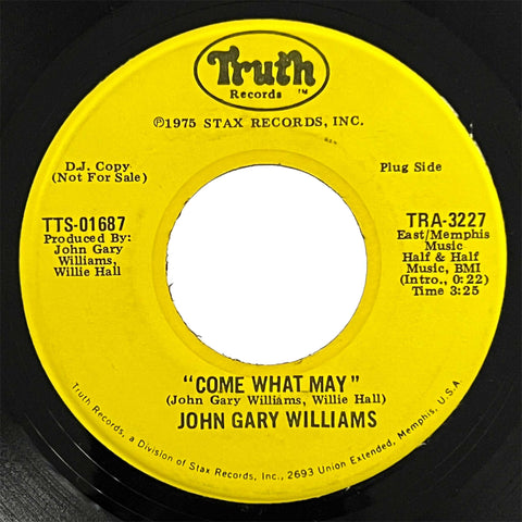 John Gary Williams - Come What May