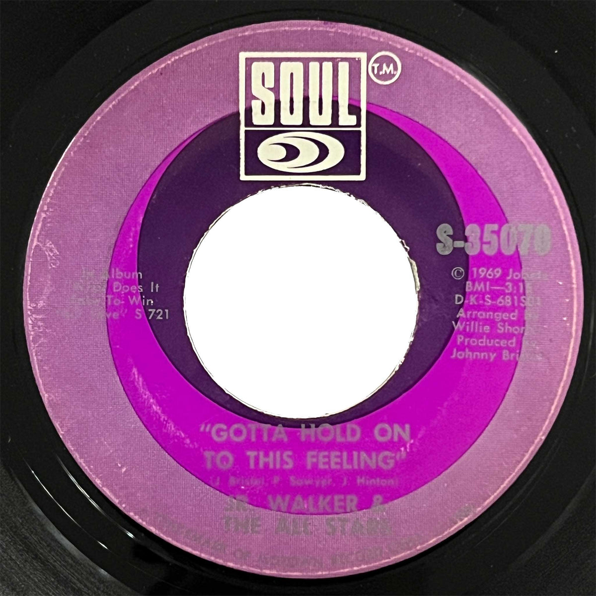 Jr Walker and The All Stars - Gotta Hold On To This Feeling