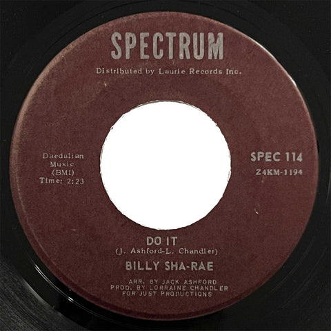 Billy Sha-Rae - Do It