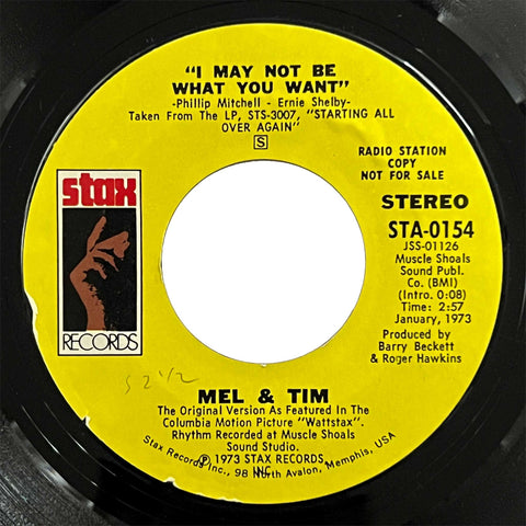 Mel and Tim - I May Not Be What You Want