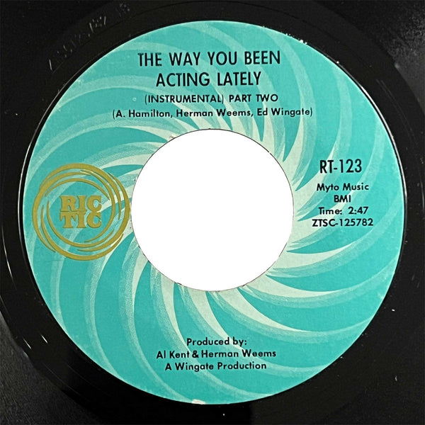 Al Kent - The Way You Been Acting Lately