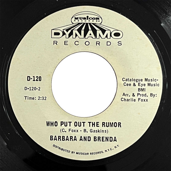 Barbara and Brenda - Don't Wait Up For Me Mama