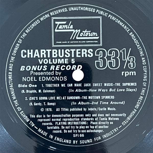 Chartbusters Vol 5 - Flexi Disc Bonus Record