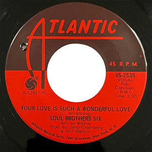 Soul Brothers Six - Your Love Is Such A Wonderful Love