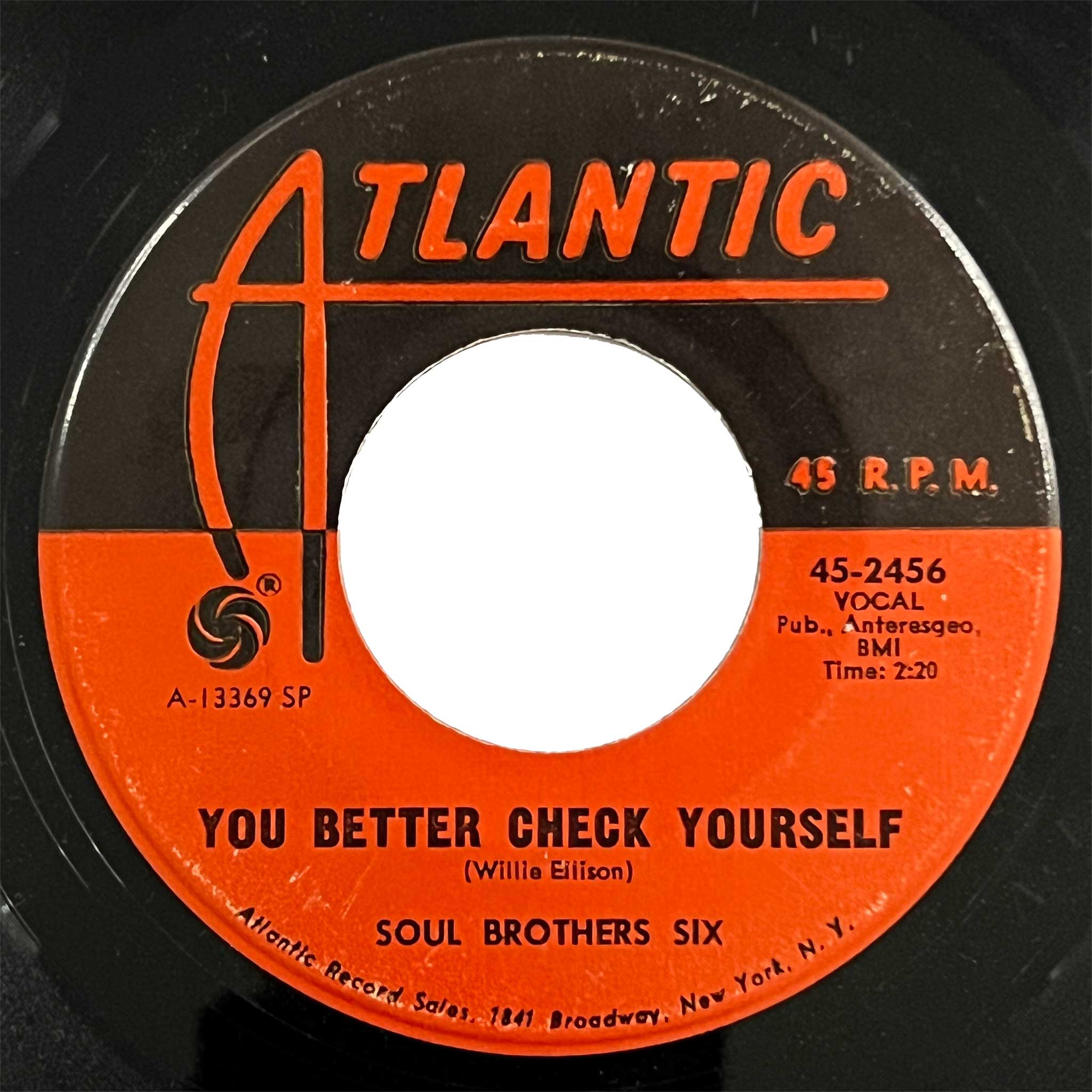 Soul Brothers Six - You Better Check Yourself