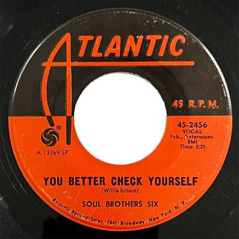 Soul Brothers Six - You Better Check Yourself