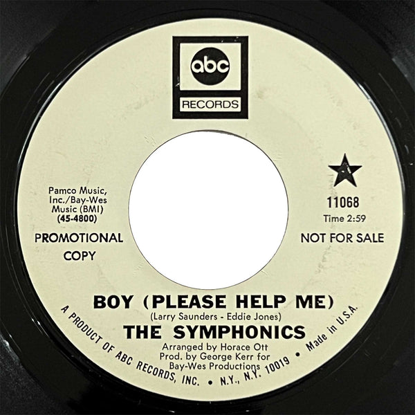 Symphonics - Boy (Please Help Me)