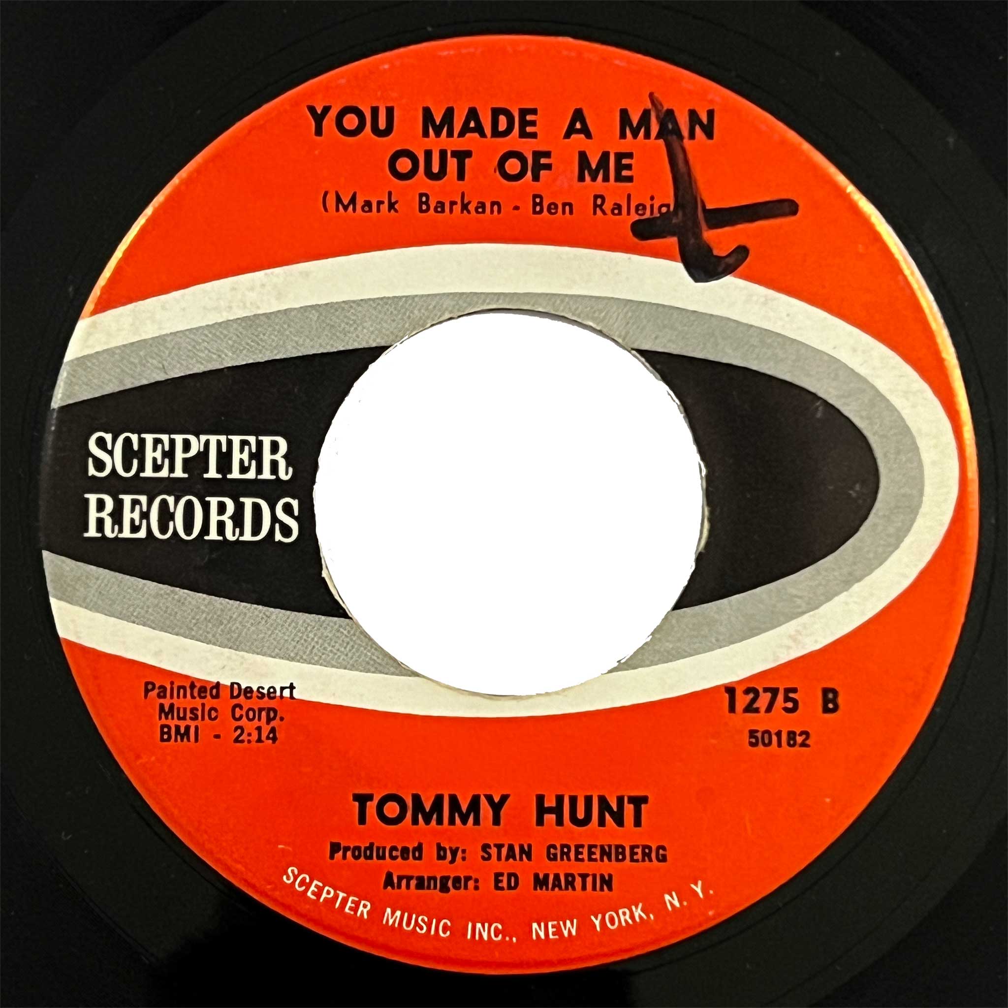 Tommy Hunt - You Made A Man Out Of Me