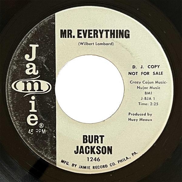 Burt Jackson - Just For Your Love