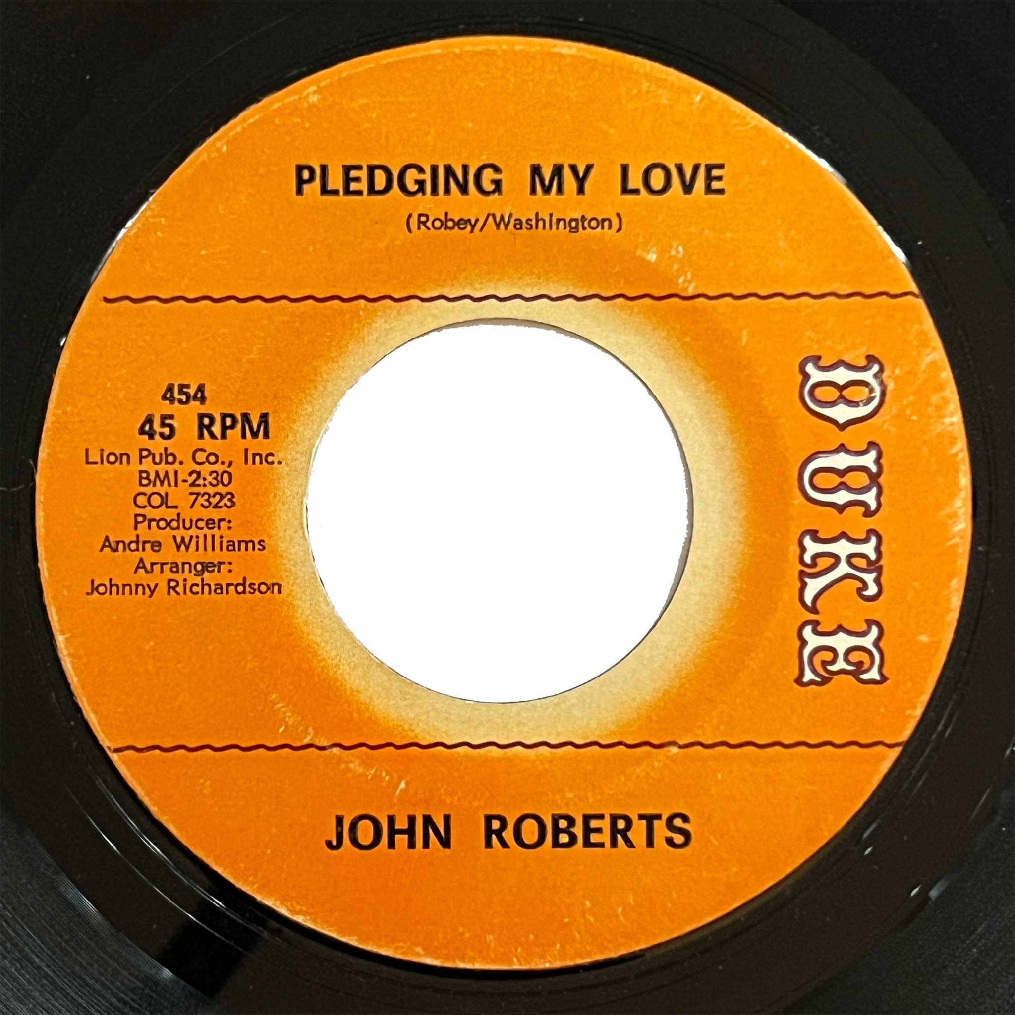 John Roberts - Pledging My Love