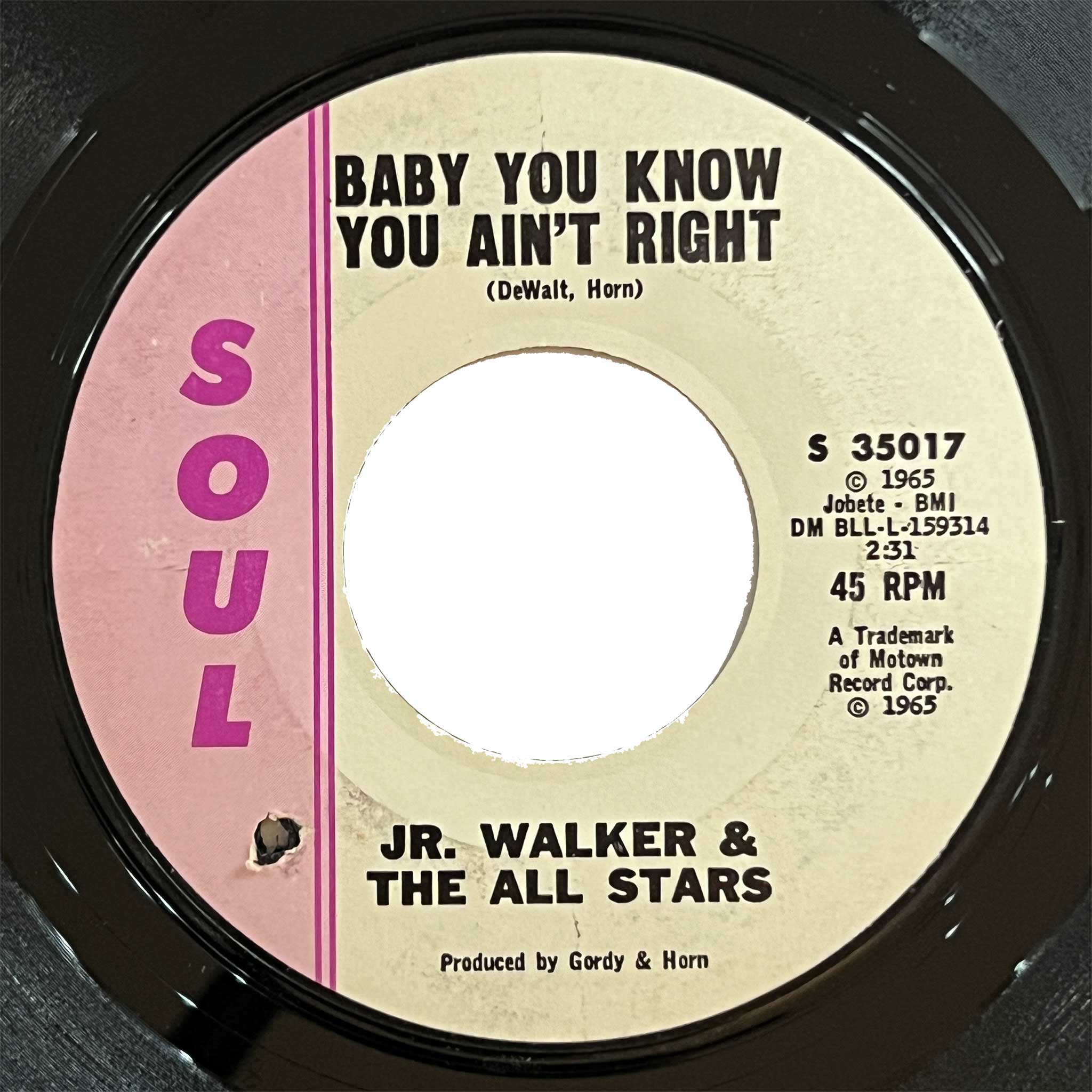 Jr Walker and The All Stars - Baby You Know You Ain't Right