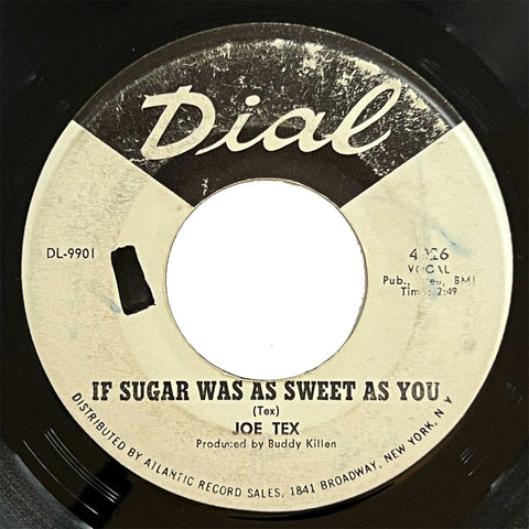 Joe Tex - If Sugar Was As Sweet As You (promo)