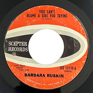 Barbara Ruskin - You Can't Blame A Girl For Trying