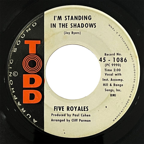 Five Royales - I'm Standing In The Shadows