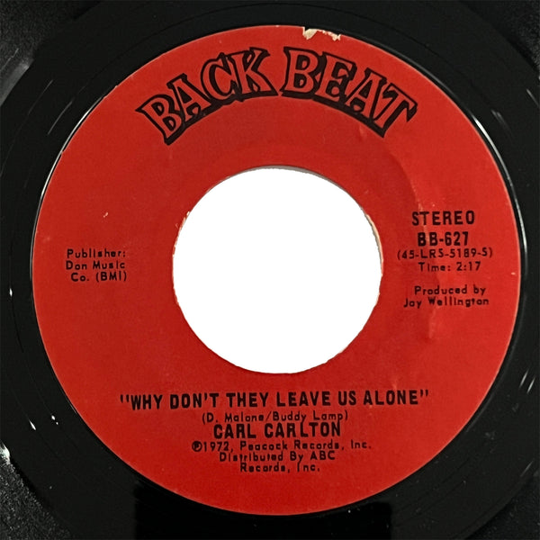 Carl Carlton - Why Dont They Leave Us Alone
