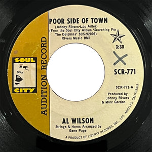 Al Wilson - Poor Side Of Town (promo)