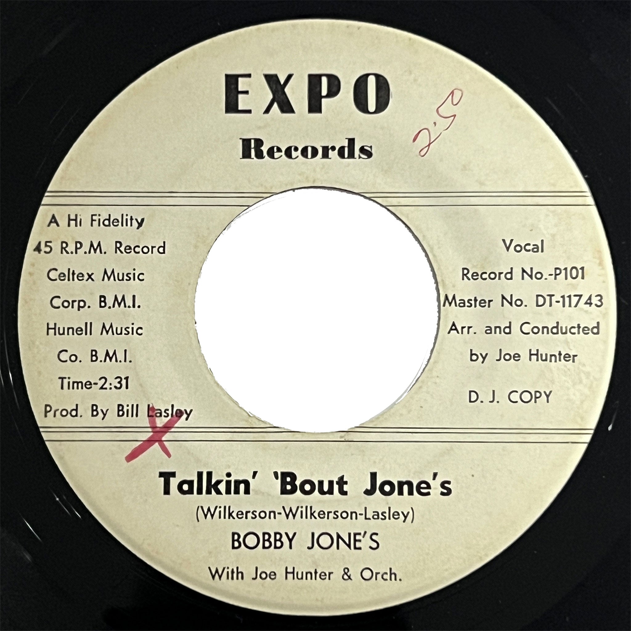 Bobby Jones - Talkin' 'Bout Jone's