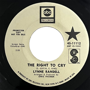 Lynne Randell - The Right To Cry