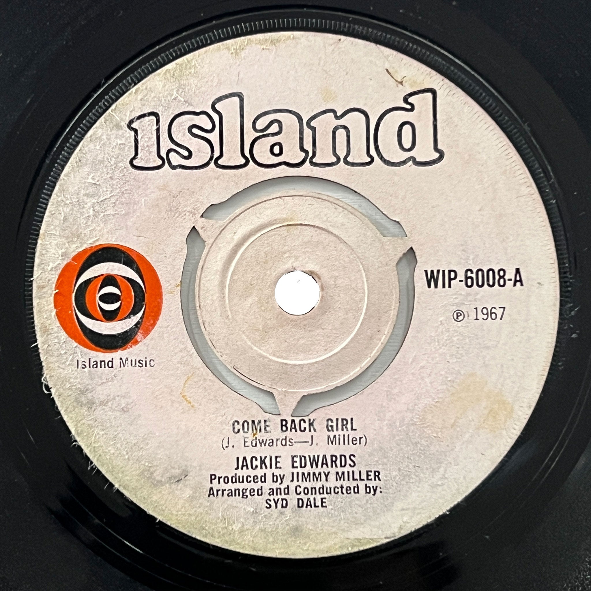 Jackie Edwards - Come Back Girl (UK)