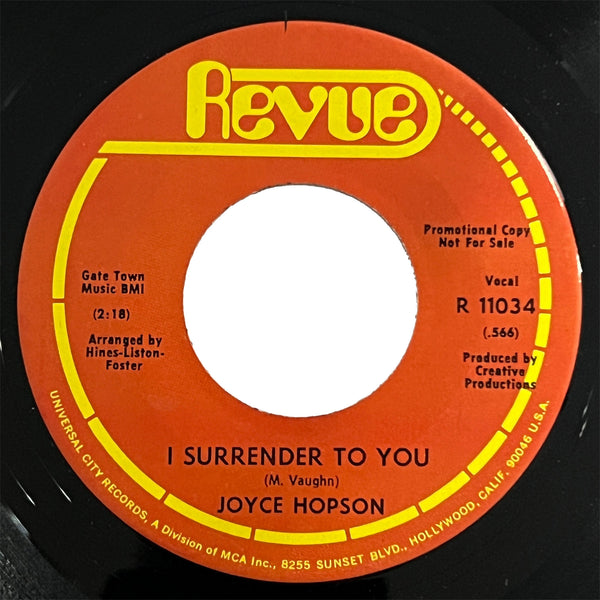 Joyce Hopson - I Surrender To You