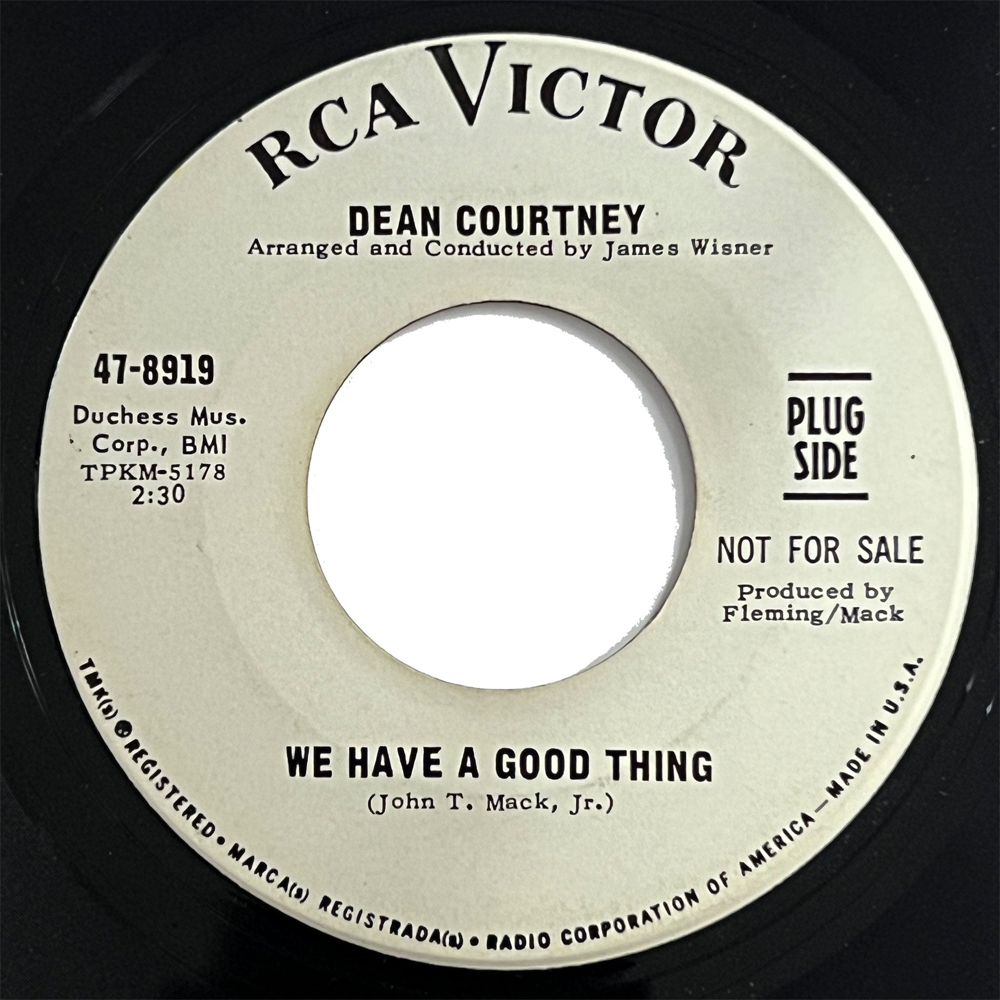 Dean Courtney - We Have A Good Thing