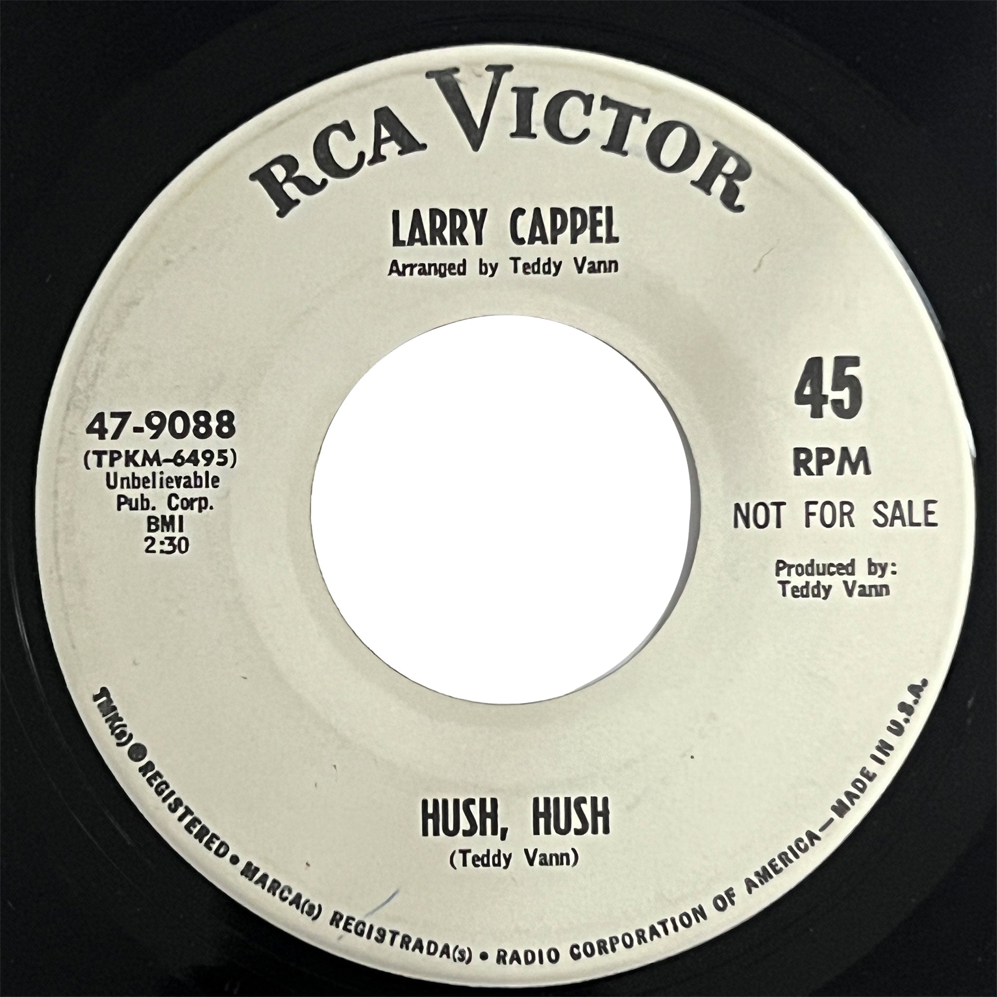 Larry Cappel - Hush Hush