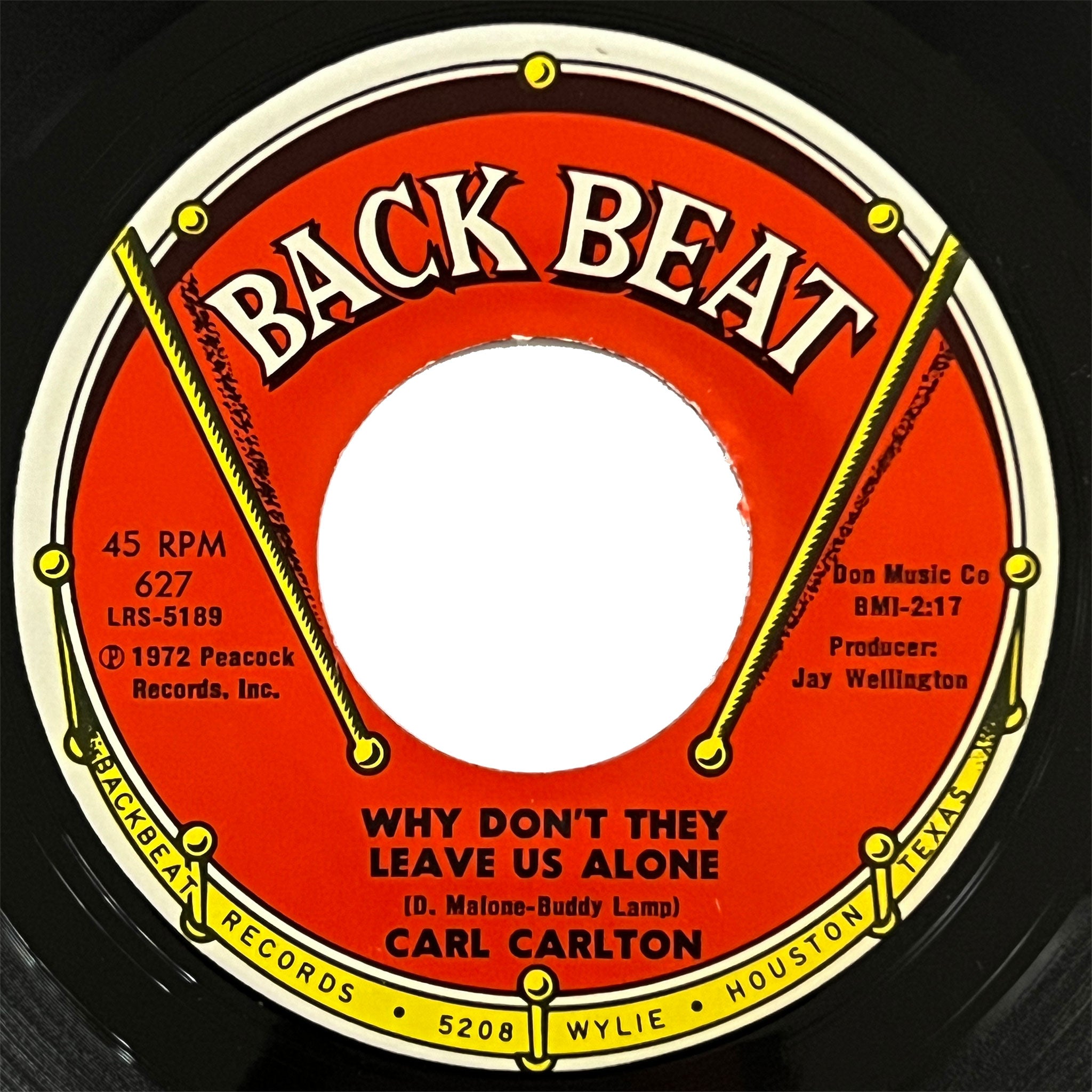 Carl Carlton - Why Dont They Leave Us Alone (earlier label)